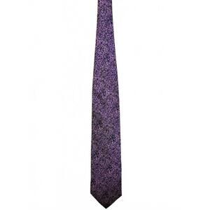 Gouda New York Purple Abstract Silk Tie 59” Art Institute of Chicago Exclusive